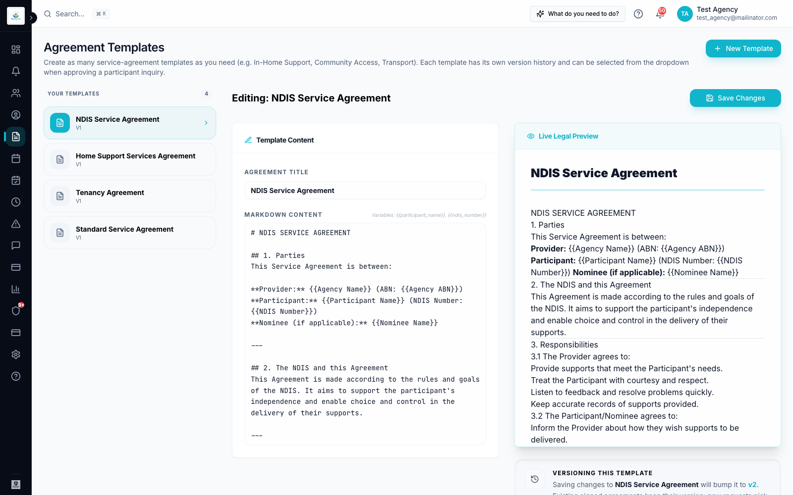 Complete Audit Trail — Ausvanta screenshot